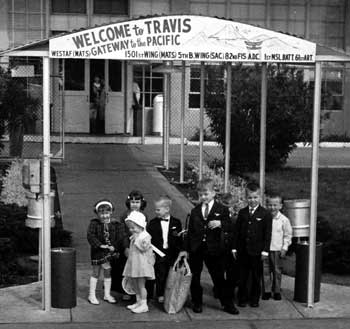 During the 1950s Travis AFB became known as the “Gateway to the Pacific”